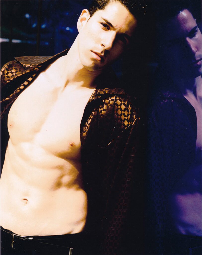 shirtless young hunks